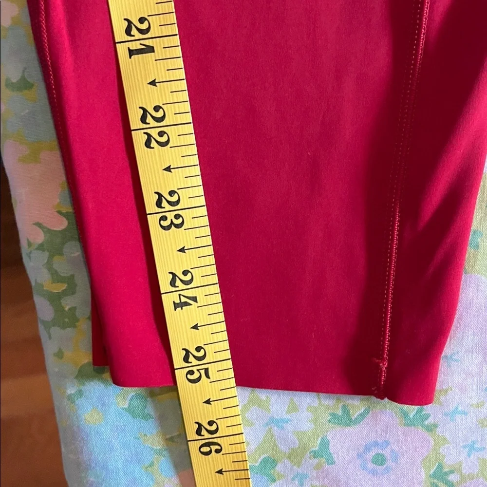 Lululemon | Fast & Free 7/8 Tight II Non-Reflective Nulux 25 True Red Plus SZ 14